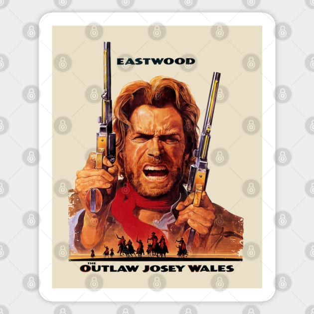 The Outlaw Josey Wales Sticker by parashop